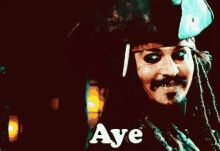 Aye Captain Jack Sparrow GIF - Aye Captain Jack Sparrow Salute GIFs