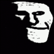 Creepy Troll Face Interpolated Animation GIF