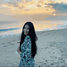 Theia Zheng Yuxin Beach GIF - Theia Zheng Yuxin Beach Sunset GIFs