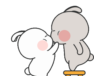 Cute Cartoon Sticker - Cute Cartoon Kiss - Discover & Share GIFs