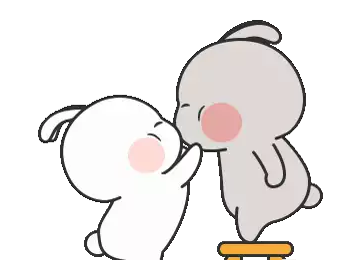 Cute Cartoon Sticker - Cute Cartoon Kiss Stickers