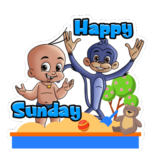 Happy Sunday Raju Sticker - Happy Sunday Raju Jaddu Stickers