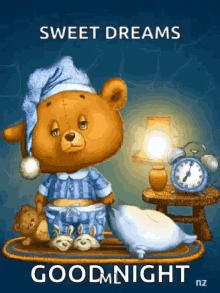 Sleepy Bear GIF - Sleepy Bear Goodnight GIFs