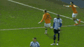 a soccer player with the number 2 on his back