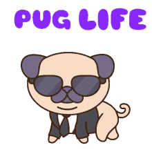 pug life mood whatever gangster thug life