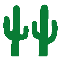 Flying Mojito Bros Cactus Sticker
