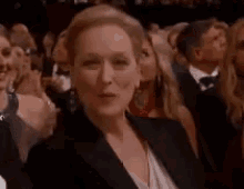 Meryk Streep Kiss GIF - Meryk Streep Kiss Oscar GIFs