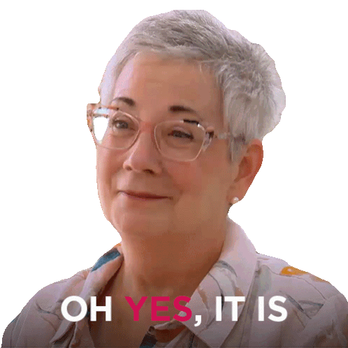 Oh Yes It Is Rosemary Sticker - Oh Yes It Is Rosemary The Great Canadian Baking Show Stickers