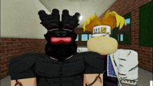 a cartoon character wearing a hat that says ' i love you ' on it