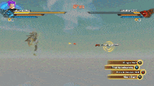 a screenshot of a video game shows a character named trunks