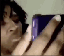 Guy Sniffing Phone Black Guy Sniffing Phone GIF