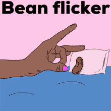 Bean Flicker Pink Nails GIF - Bean Flicker Bean Flick GIFs