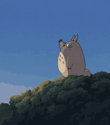 Totoro Mi Vecino Totoro GIF - Totoro Mi Vecino Totoro Bye GIFs