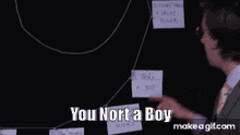 You Nort A Boy Nort GIF - You Nort A Boy Nort Brian David Gilbert GIFs