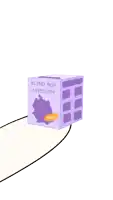 a cartoon of a blind box unicorn