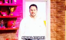 Ninjas Attack Chris Pratt GIF - Ninjas Attack Chris Pratt GIFs
