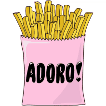 say what you mean french fries adoro love food