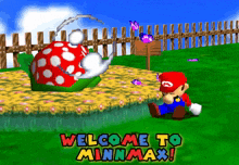 Welcome To Minnmax Mario Minnmax GIF - Welcome To Minnmax Minnmax Mario Minnmax GIFs