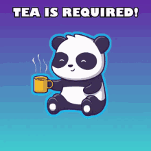 Irishpandaqueen Tea GIF - Irishpandaqueen Tea Panda GIFs