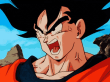 Goku Scream GIF - Goku Scream Power GIFs