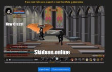 skidson mmorpg game online game artix