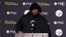 Mike Tomlin Leave GIF - Mike Tomlin Leave Conference GIFs