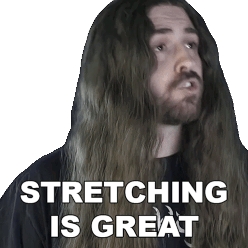Stretching Is Great 66samus Sticker - Stretching Is Great 66samus I Love Stretching Stickers