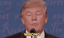 Wrong Trump GIF - Wrong Trump No GIFs