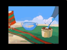 Tom And Jerry Sand GIF - Tom And Jerry Sand Coffee GIFs