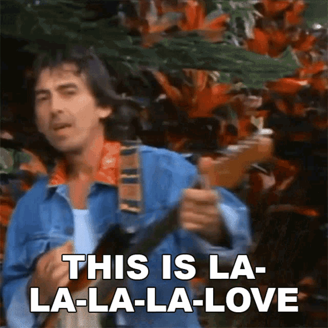This Is La La La La Love George Harrison GIF - This Is La La La La Love George Harrison This Is Love Song GIFs