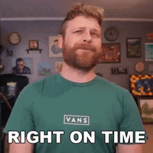Right On Time Grady Smith GIF - Right On Time Grady Smith Not A Minute Late GIFs