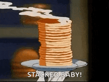 Breakfast Pancakes GIF - Breakfast Pancakes Pancake Stack GIFs