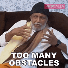 Too Many Obstacles Mithun Chakraborty GIF - Too Many Obstacles Mithun Chakraborty Pinkvilla GIFs
