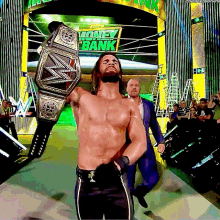 Seth Rollins Triple H GIF - Seth Rollins Triple H Wwe Champion GIFs