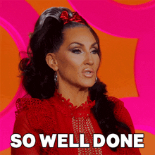 So Well Done Michelle Visage GIF - So Well Done Michelle Visage Rupauls Drag Race GIFs