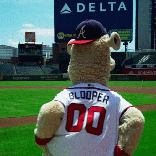 Atlanta Braves Blooper GIF - Atlanta Braves Blooper Mascot