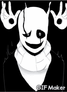 Gaster From Undertale GIF