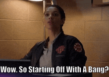 Chicago Fire Stella Kidd GIF - Chicago Fire Stella Kidd Started Off With A Bang GIFs