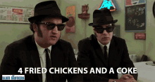 4fried Chickens And A Coke Chicken And A Coke GIF - 4fried Chickens And A Coke Chicken And A Coke Food GIFs
