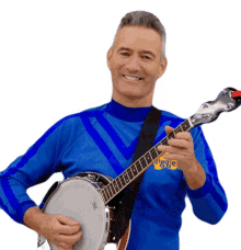 playing banjo anthony wiggle the wiggles banjo musical instrument