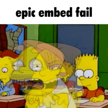 Epic Embed Fail The Simpsons GIF - Epic Embed Fail The Simpsons Funny Scream GIFs
