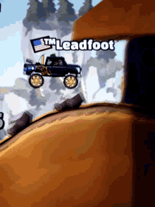 hang time leadfoot cars video game trick