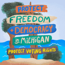 Protect Freedom And Democracy In Michigan Protect Democracy In Michigan GIF - Protect Freedom And Democracy In Michigan Protect Democracy In Michigan Protect Freedom In Michigan GIFs