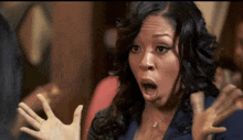 K Michelle Shaking The Table GIF - K Michelle Shaking The Table GIFs