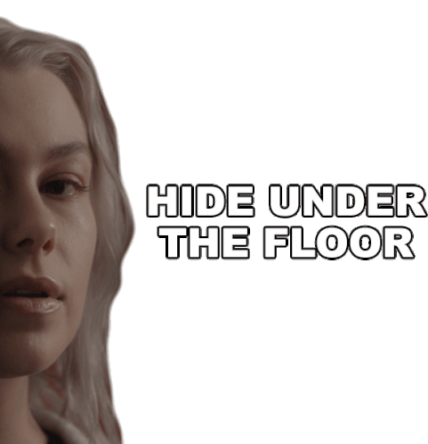 Hide Under The Floor Phoebe Bridgers Sticker - Hide Under The Floor Phoebe Bridgers I Know The End Music Stickers
