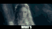 Whats That Galadriel GIF - Whats That Galadriel Cate Blanchett GIFs