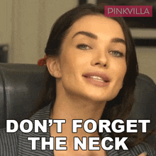 Don'T Forget The Neck Amy Jackson GIF - Don'T Forget The Neck Amy Jackson Pinkvilla GIFs