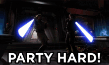 Star Wars Party Hard Kenobi Anakin GIF - Star Wars Party Hard Kenobi Anakin GIFs