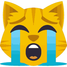 crying cat joypixels bawling weeping