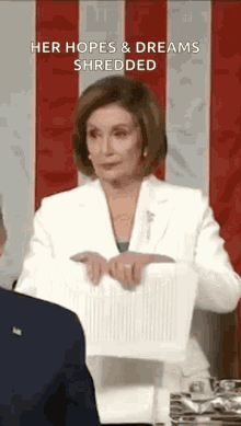 Nancy Pelosi Rip GIF